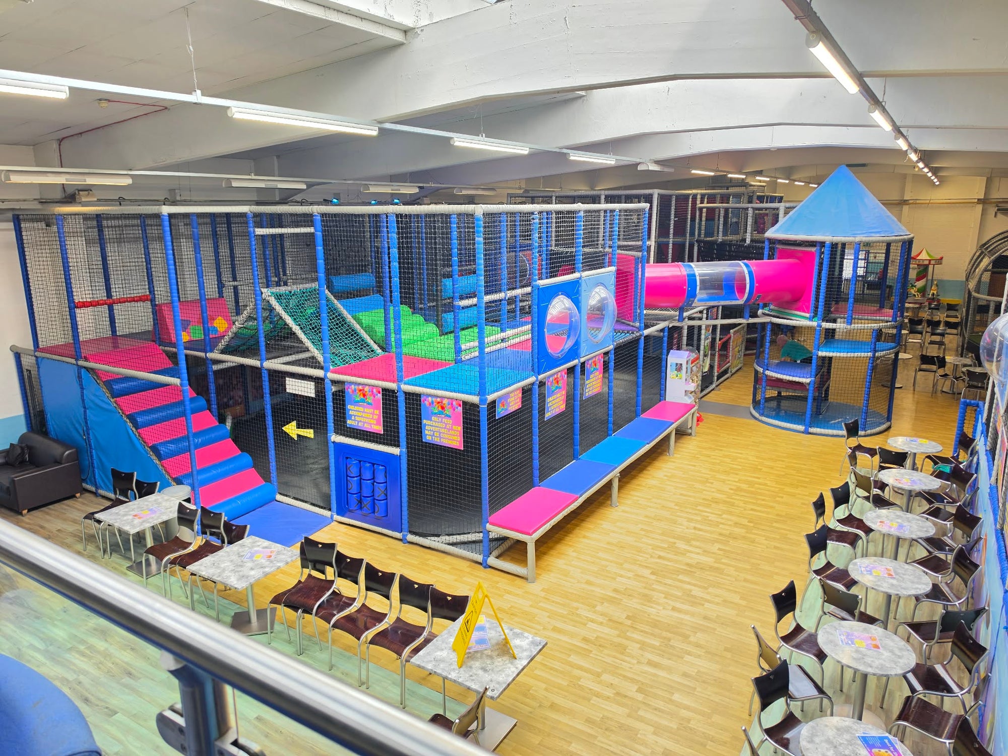 Indoor soft play for a rainy day at New Adventurelands in Newcastle